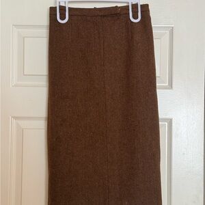 Vintage 80s Lambswool Ralph Lauren Pencil Skirt